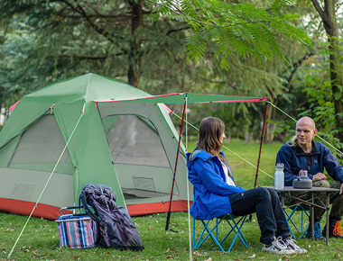 Fully automatic folding family camping tent