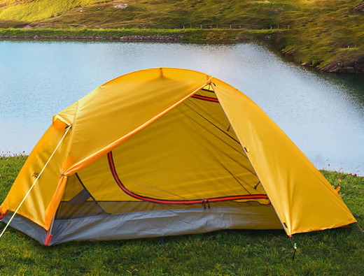 Ultralight double-decker backpack tent