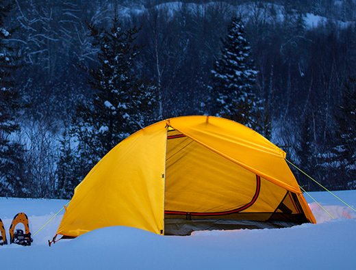 Ultralight double-decker backpack tent