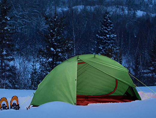 Ultralight double-decker backpack tent