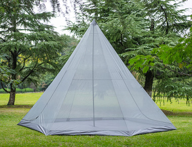 Outdoor camp pyramid tent