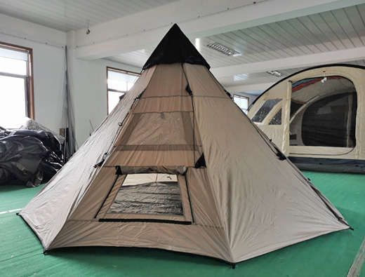 Outdoor 6-person camping tent