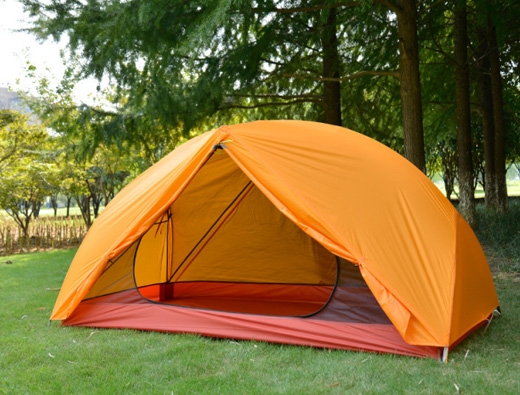 2-person super-light silicone-coated waterproof and wind-resistant tents